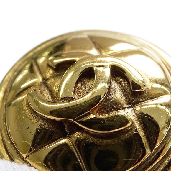 CHANEL Gold Logo Brooch - Picture 8 of 10
